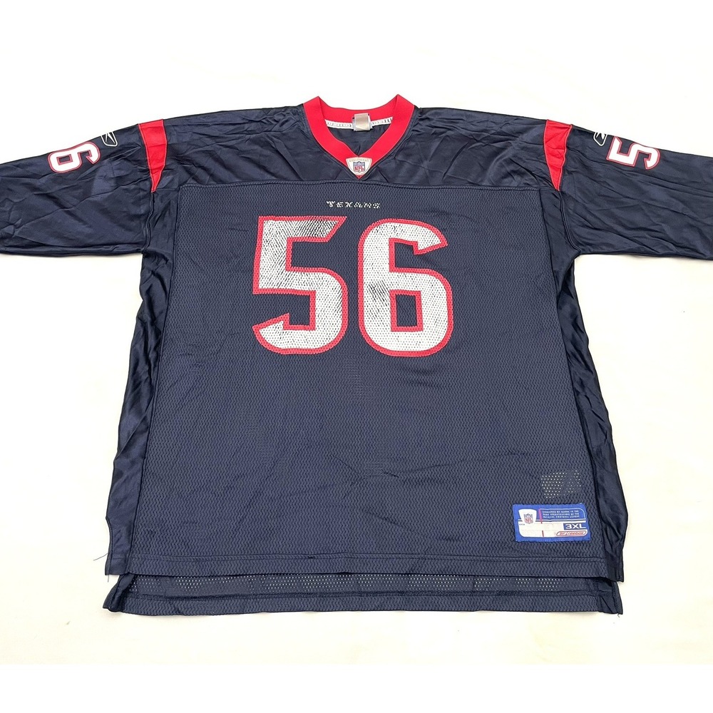 Houston Texans Brian Cushing Reebok Jersey 3XL Navy Blue READ